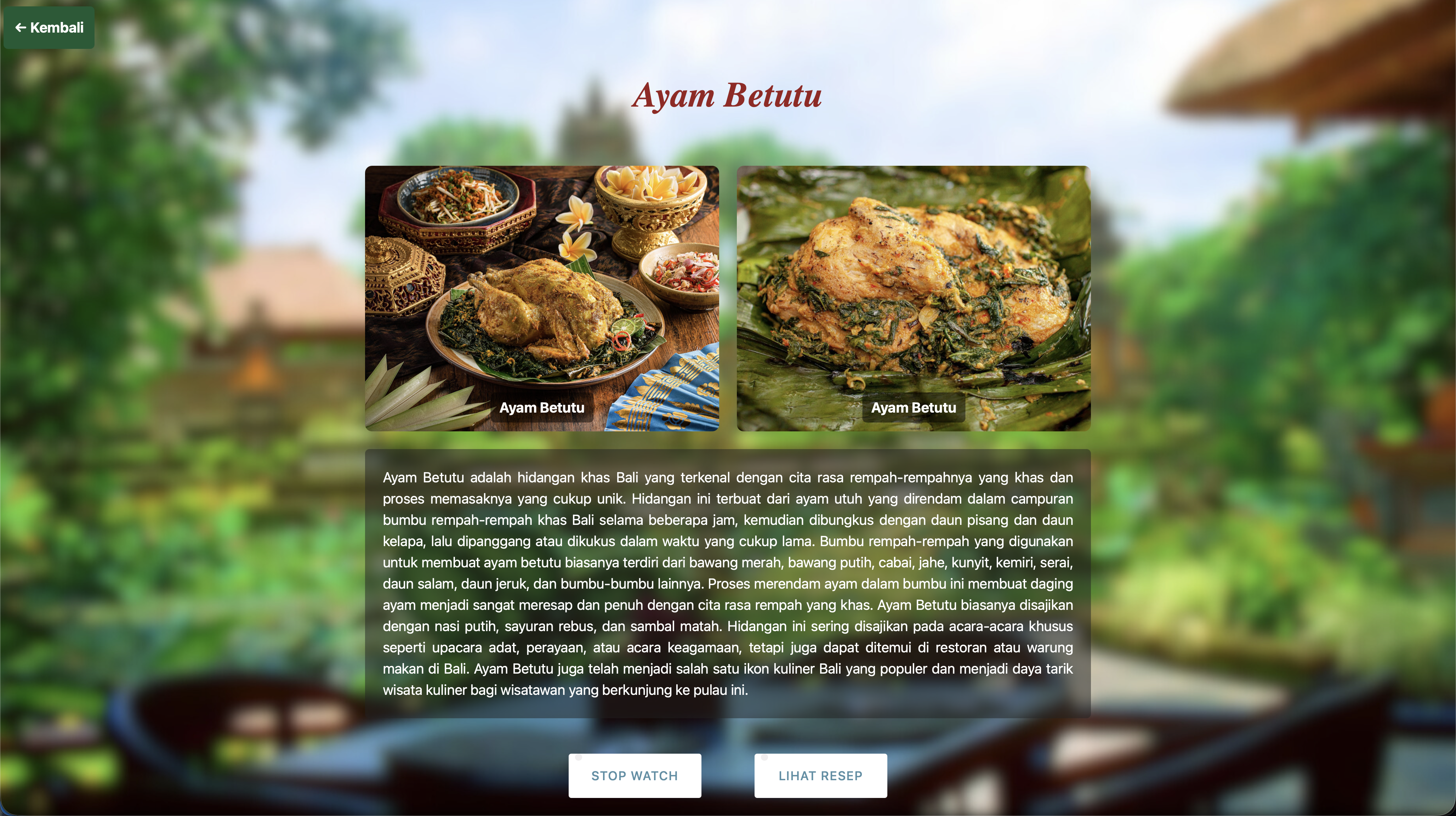 Balinese Food