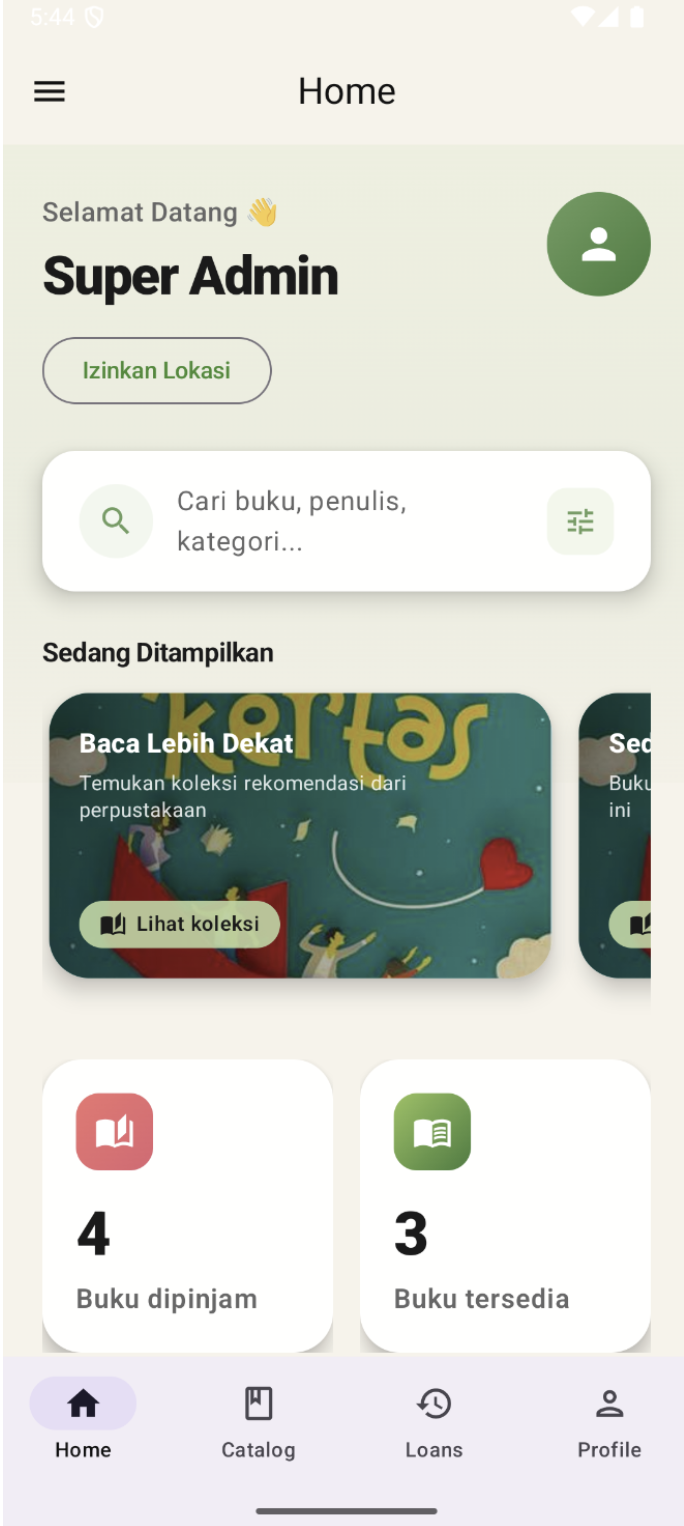 Home Dashboard